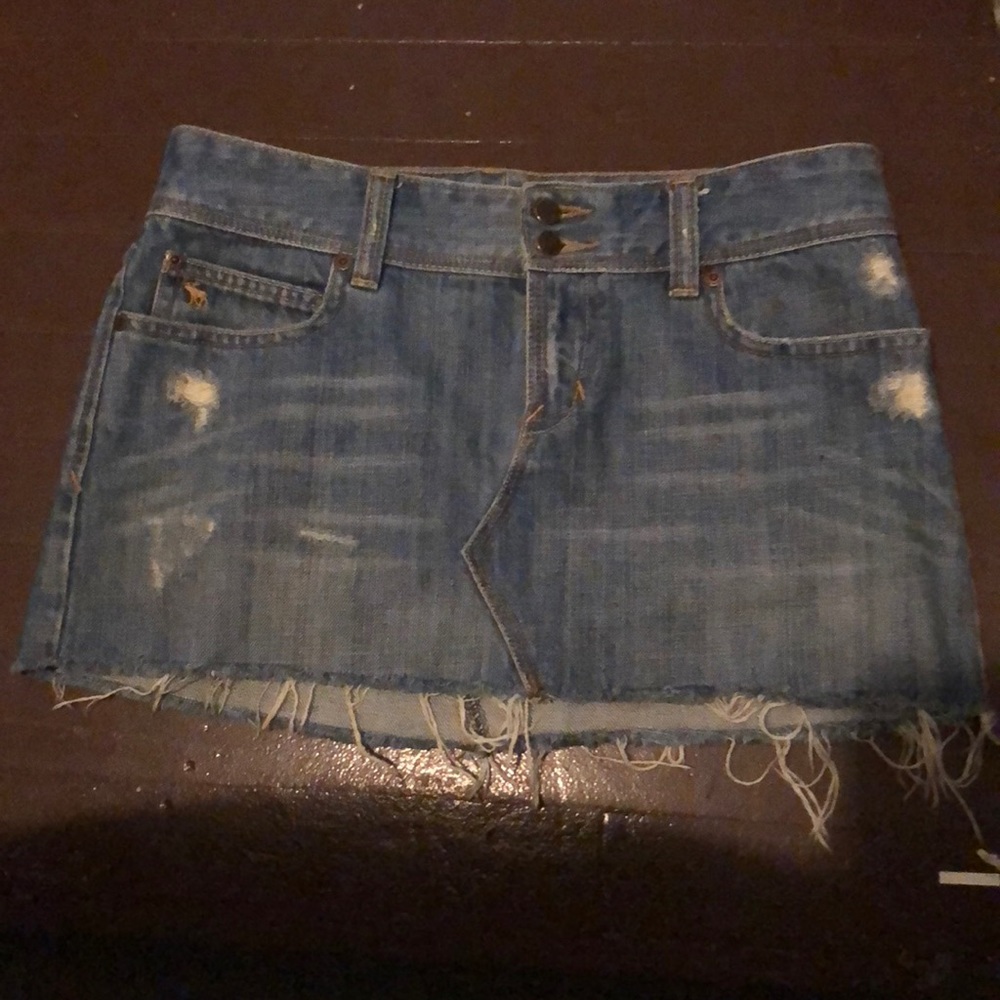 A&F Denim Mini Skirt